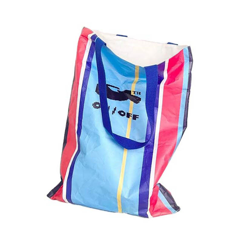 Tyvek Tote Bag Stripe -afdrukken